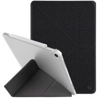 UNIQ Yorker Kanvas Plus husă cu stand origami pentru iPad Air 4 (2020) / Air 5 (2022) / Pro 11" (2018) - negru