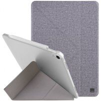 UNIQ Yorker Kanvas Plus husă cu stand origami pentru iPad Air 4 (2020) / Air 5 (2022) / Pro 11" (2018) - gri