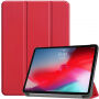 Husă din piele PU, cu funcție de adormire, pentru iPad Pro 11" (2020-2022) - roșu