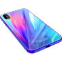3v1 Casetă cadou NILLKIN (carcasă de protecţie / încărcător wireless / încărcare cablu) pentru iPhone X - albastru