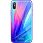 3v1 Casetă cadou NILLKIN (carcasă de protecţie / încărcător wireless / încărcare cablu) pentru iPhone X - albastru