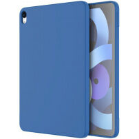 MUTURAL husa din silicon mat pentru iPad Air 4 (2020) / Air 5 (2022) - albastru