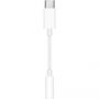 Adaptor original Apple, USB-C - 3,5 mm jack pentru iPhone / iPad - alb