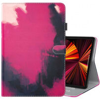 Carcasă cu model de acuarele și spațiu de carduri pentru iPad Air 4 (2020) / Air 5 (2022) / Pro 11" (2018-2022) - roz