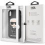Husă TPU Karl Lagerfeld Ikonik, pentru iPhone X / XS - negru