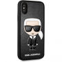 Husă TPU Karl Lagerfeld Ikonik, pentru iPhone X / XS - negru