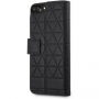 Husă BMW Hexagon leather Book, pentru iPhone 7 Plus / 8 Plus - negru