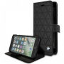 Husă BMW Hexagon leather Book, pentru iPhone 7 Plus / 8 Plus - negru