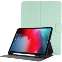 Husă din piele PU cu suport și spațiu pentru Apple Pencil pentru iPad Pro 11" (2018-2022) - verde