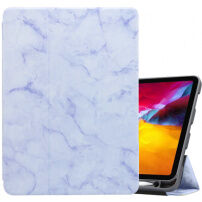 Carcasă din marmură cu spațiu pentru Apple Pencil pentru iPad Pro 11" (2018-2022) - violet