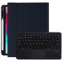 Carcasă cu tastatură, touchpad și spațiu pentru Apple Pencil pentru iPad Air 4 (2020) / Air 5 (2022) / Pro 11" (2018-2022) - albastru închis