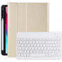 Husă cu tastatură și spațiu pentru Apple Pencil pentru iPad Air 4 (2020) / Air 5 (2022) / Pro 11" (2018-2022) - auriu
