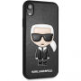 Husă TPU Karl Lagerfeld Ikonik, pentru iPhone XR - negru
