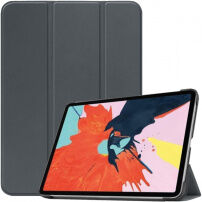 Husă din piele PU, cu funcție de adormire, pentru iPad Air 4 (2020) / Air 5 (2022) / Air 11" (2024) / Pro 11" (2018) - gri