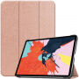 Husă din piele PU, cu funcție de adormire, pentru iPad Air 4 (2020) / Air 5 (2022) / Air 11" (2024) / Pro 11" (2018) - roz-auriu