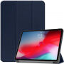 Husă din piele PU, cu funcție de adormire, pentru iPad Pro 11" (2020-2022) - albastru închis