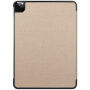 Husă din piele PU, cu funcție de adormire, pentru iPad Pro 11" (2020-2022) - auriu