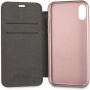 Husă Guess Kaia Book case, pentru iPhone X / XS - roz-auriu