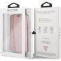 Husă Guess Kaia Book case, pentru iPhone X / XS - roz-auriu