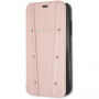 Husă Guess Kaia Book Case, pentru iPhone XR - roz-auriu