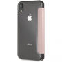 Husă Guess Kaia Book Case, pentru iPhone XR - roz-auriu