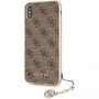 Carcasă Guess Charms Hard case, pentru iPhone XS Max - maro