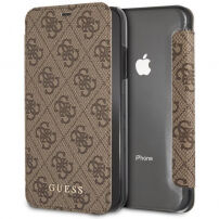 Husă Guess Charms Book case, pentru iPhone XR - maro