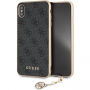 Carcasă Guess Charms Hard case, pentru iPhone XS Max - gri