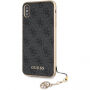 Carcasă Guess Charms Hard case, pentru iPhone XS Max - gri