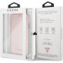 Carcasă Guess PU Leather Book Case Iridescent, pentru iPhone XR - roz-auriu