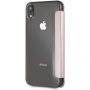 Carcasă Guess PU Leather Book Case Iridescent, pentru iPhone XR - roz-auriu