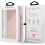 Carcasă Guess PU Leather Book Case Iridescent, pentru iPhone XS Max - roz-auriu