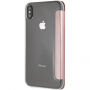 Carcasă Guess PU Leather Book Case Iridescent, pentru iPhone XS Max - roz-auriu