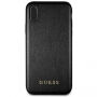 Carcasă Guess PU Leather Hard Case Iridescent, pentru iPhone XS Max - negru