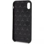 Carcasă Mercedes Silicon/Fiber case Lining, pentru iPhone XR - negru