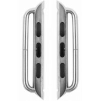 Cataramă metalică de rezervă pentru curea, pentru Apple Watch Ultra 49mm / 46mm / 45mm / 44mm / 42mm - 2 buc. - argintiu