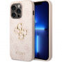 Carcasă Guess 4G Metal Logo pentru iPhone 15 Pro Max - roz