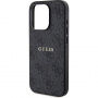 Husă Guess 4G Colored Ring cu MagSafe pro iPhone 15 Pro - gri