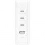 Încărcător BELKIN BoostCharge Pro cu 4 porturi PD 140W - 3x USB-C / USB-A cu adaptoare UK, EU, US pentru iPhone / iPad / MacBook - alb