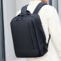 Rucsac multifunc?ional cu port extern USB pentru iPad / MacBook cu dimensiuni de maxim 16" - negru