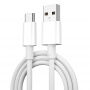 Cablu pentru încărcare rapidă ?i transfer de date Wiwu Wi-C007 USB-A / USB-C pentru iPhone / iPad / MacBook / AirPods - 1,2 m - alb