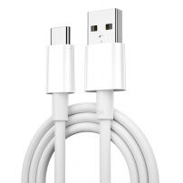 Cablu pentru încărcare rapidă ?i transfer de date Wiwu Wi-C007 USB-A / USB-C pentru iPhone / iPad / MacBook / AirPods - 1,2 m - alb
