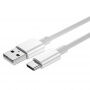 Cablu pentru încărcare rapidă ?i transfer de date Wiwu Wi-C007 USB-A / USB-C pentru iPhone / iPad / MacBook / AirPods - 1,2 m - alb