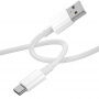 Cablu pentru încărcare rapidă ?i transfer de date Wiwu Wi-C007 USB-A / USB-C pentru iPhone / iPad / MacBook / AirPods - 1,2 m - alb