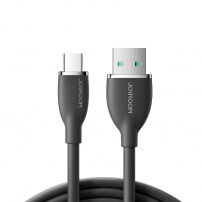 Cablu din silicon pentru transfer de date ?i încărcare JOYROOM SA29-AC3 USB-A / USB-C pentru iPhone / iPad / MacBook / AirPods - 2 m - negru
