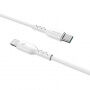 Cablu pentru încărcare ?i transfer de date JOYROOM SA26-CL3USB-C/Lightning de 30W pentru iPhone / iPad / iPod / AirPods - 2 m - alb