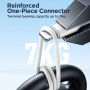 Cablu pentru încărcare ?i transfer de date JOYROOM SA26-CL3USB-C/Lightning de 30W pentru iPhone / iPad / iPod / AirPods - 2 m - negru