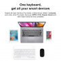 Tastatura wireless cu Bluetooth - neagră