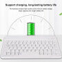 Tastatura wireless cu Bluetooth - alb