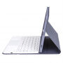 Husă cu tastatură cu taste rotunde, touchpad ?i compartiment pentru Apple Pencil pentru iPad Pro 11" (2020-2022) - gri albăstrui